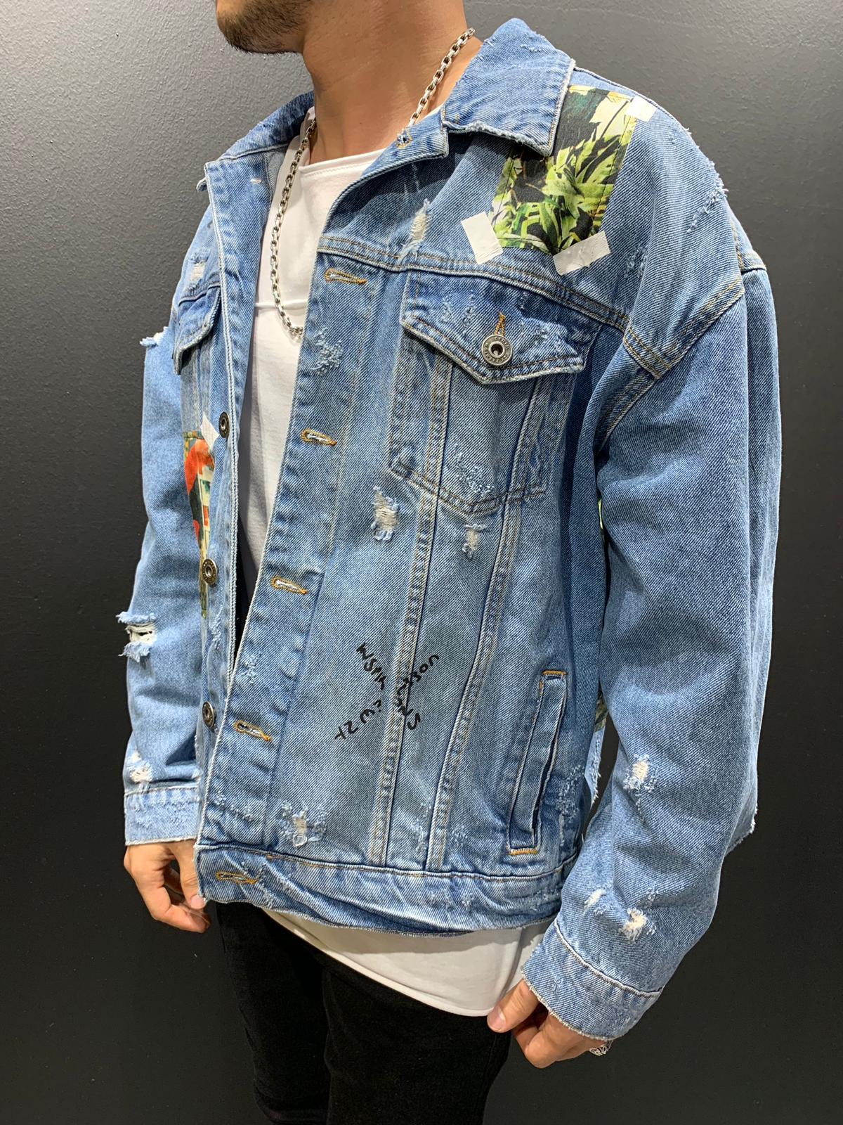 Denim Jacket Art Patch 4555