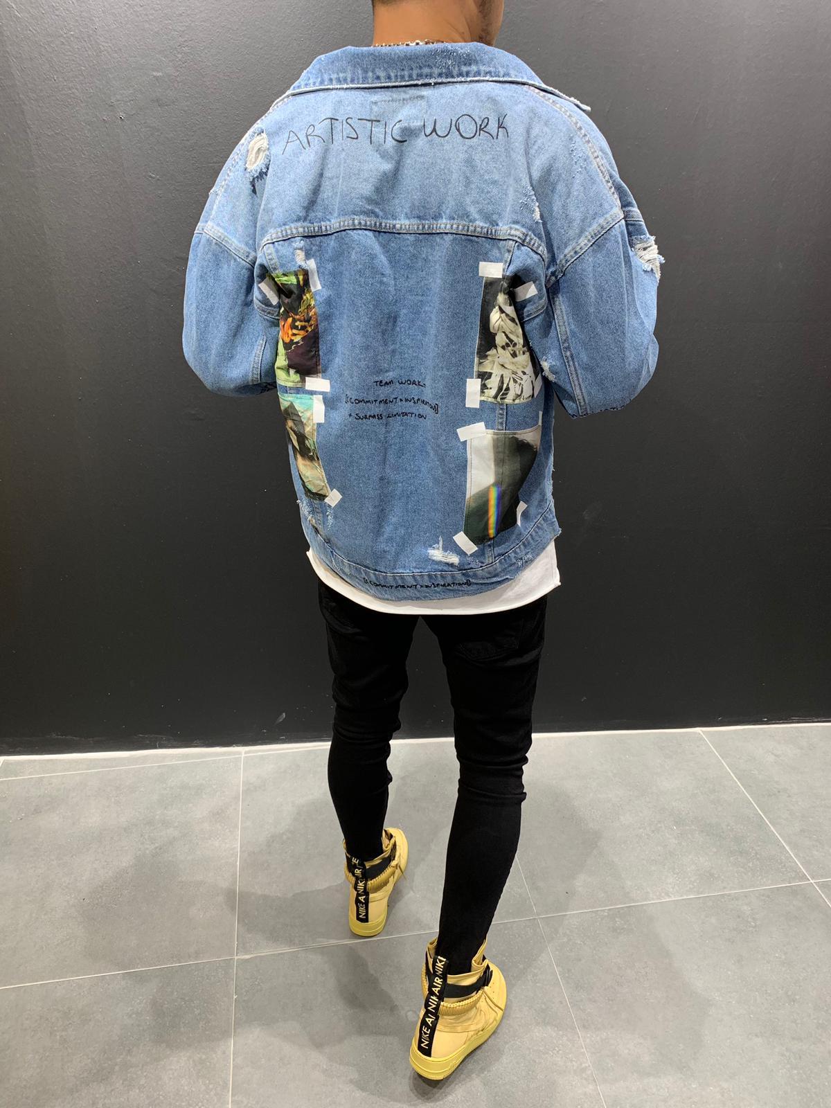 Denim Jacket Art Patch 4555