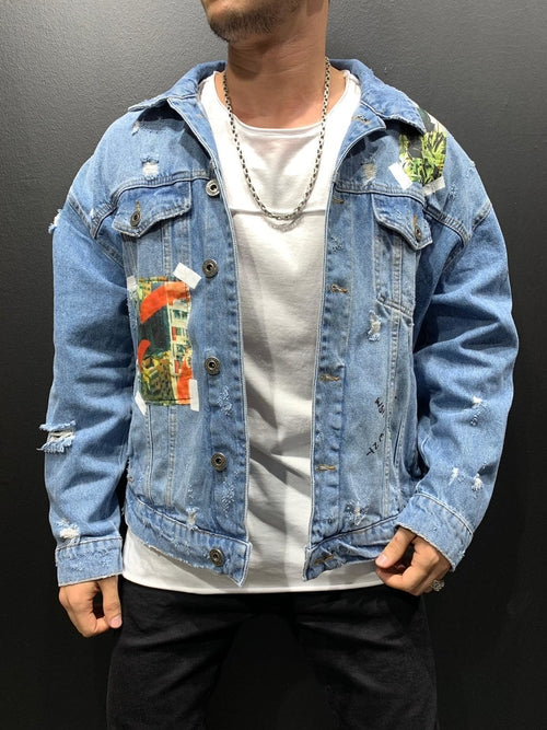 Denim Jacket Art Patch 4555