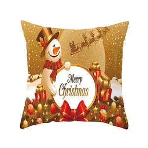 45x45cm Pillowcase For Merry Christmas Square Home