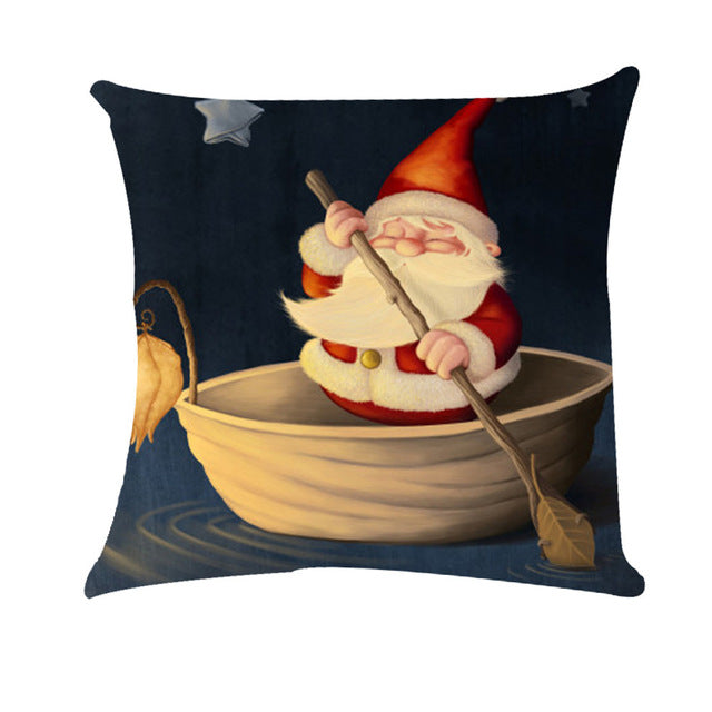 45x45cm Pillowcase For Merry Christmas Square Home