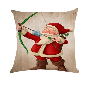 45x45cm Pillowcase For Merry Christmas Square Home