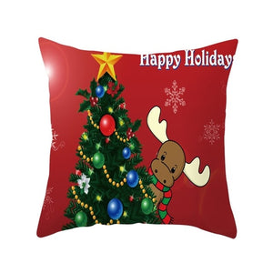 45x45cm Pillowcase For Merry Christmas Square Home