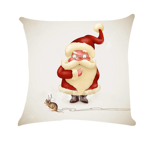 45x45cm Pillowcase For Merry Christmas Square Home