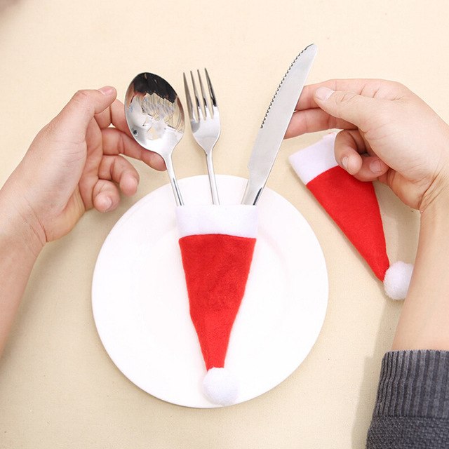 5/15/20PC Merry Christmas Decorative Tableware
