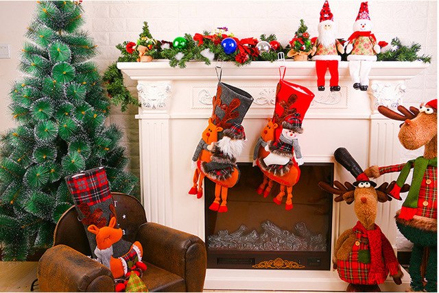 50*25cm Fashion Cloth Plush Christmas Tree Hanging