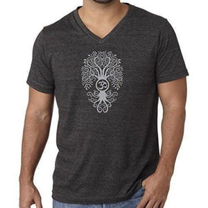 Bodhi Tree Tri Blend V-neck Tee Shirt