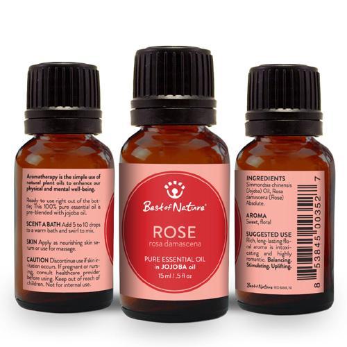 Rose Absolute Essential Oil blended with Jojoba