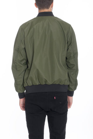 VINYL JACKET- OLIVE