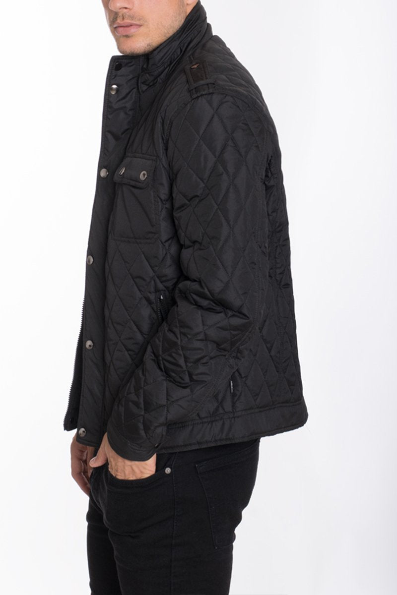 QUILTED BOMBER