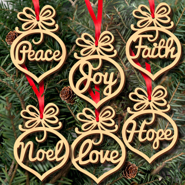 6Pcs Christmas Decorations Party Christmas