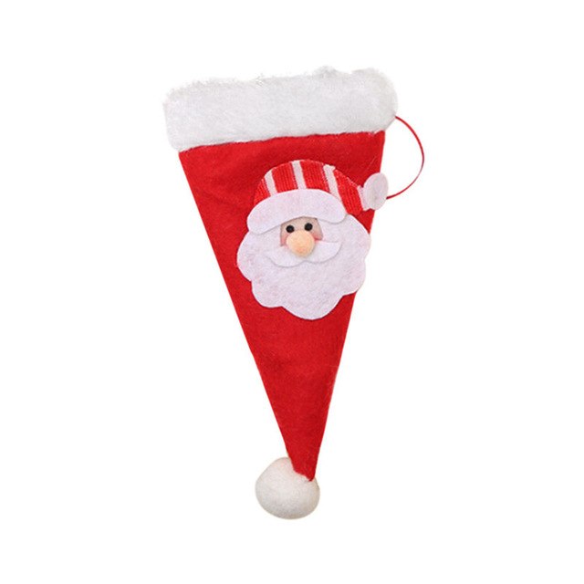 6pcs Christmas Decorative Knife Fork Set Gift
