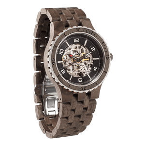 Men's Premium Self-Winding Transparent Body Walnut