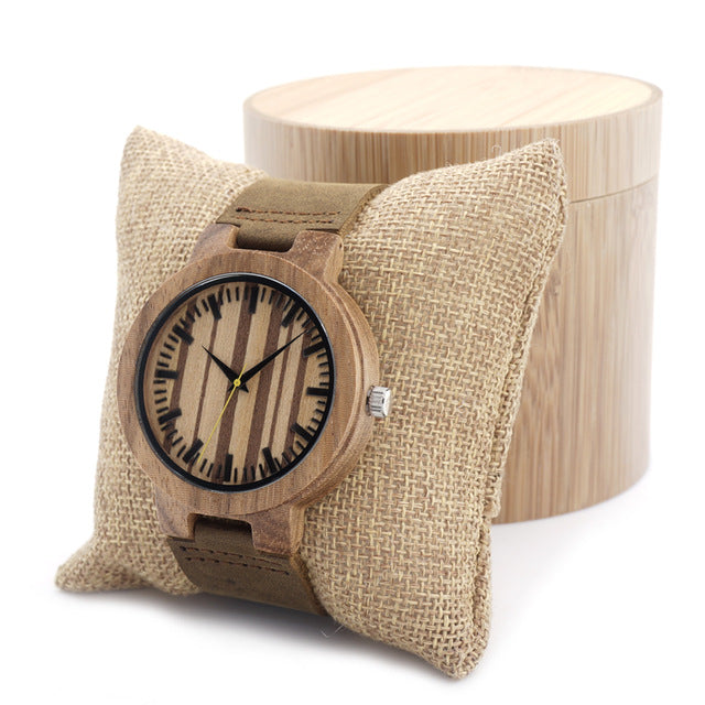 100% Natural Design Wooden Wristwatch