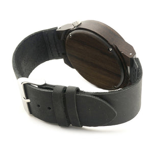 100% Natural Ebony Wooden Bamboo Watches