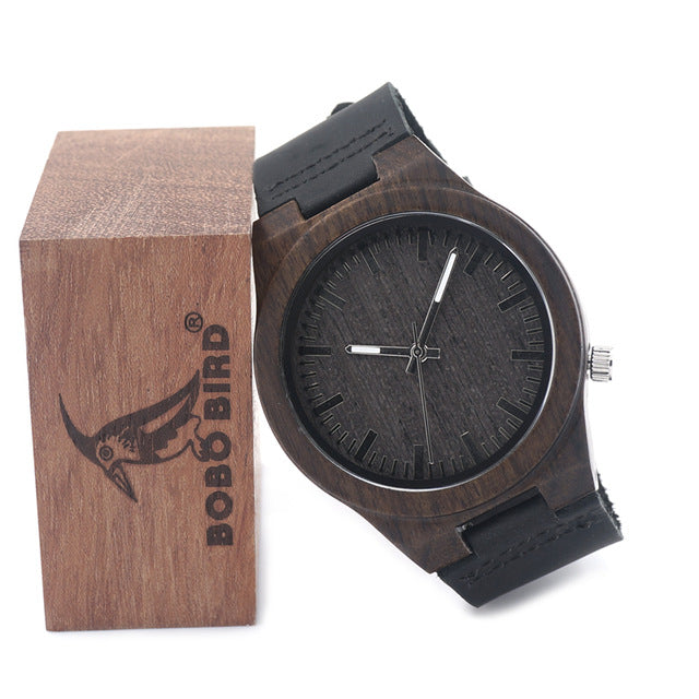 B12 Ebony Wood Men's Designer Bamboo