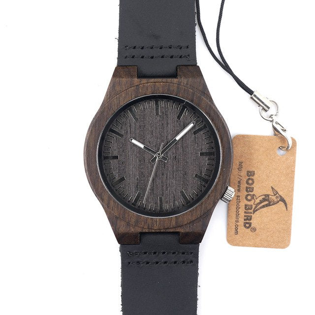 B12 Ebony Wood Men's Designer Bamboo