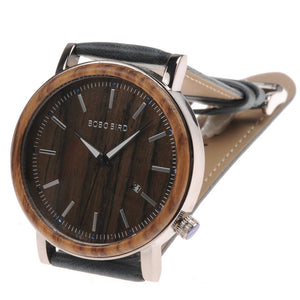 Date Display Men Watch Antique Steel
