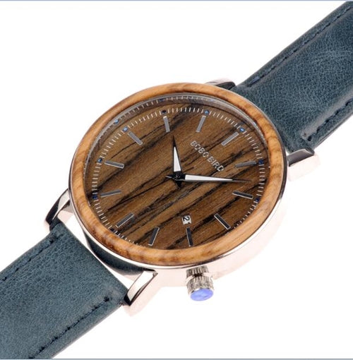 Date Display Men Watch Antique Steel