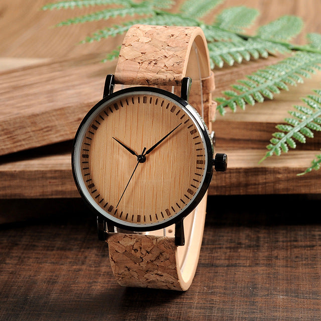 E19 Ultra Thin Bamboo Wooden Watches Men