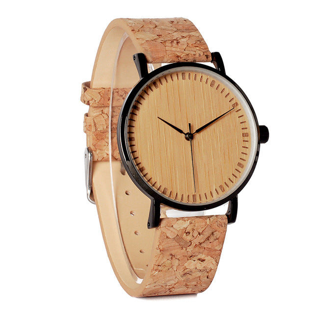E19 Ultra Thin Bamboo Wooden Watches Men