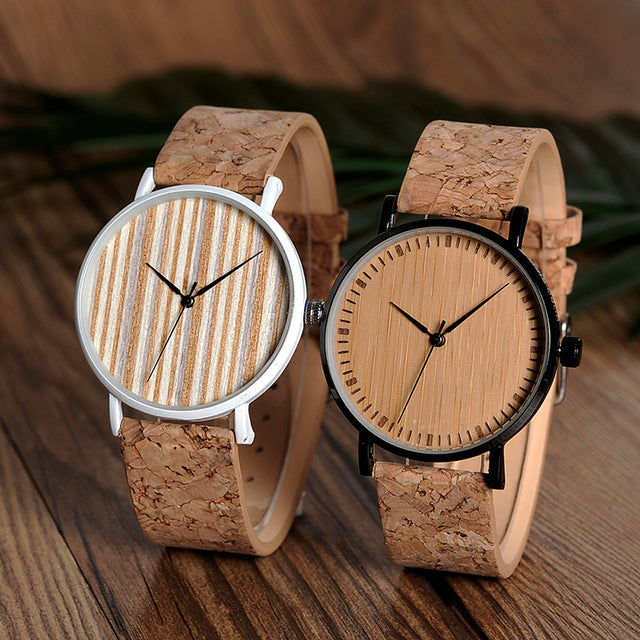 E19 Ultra Thin Bamboo Wooden Watches Men