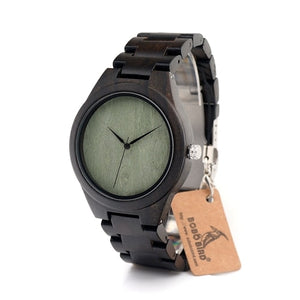 H03 Mens Top Brand Design Green Wood
