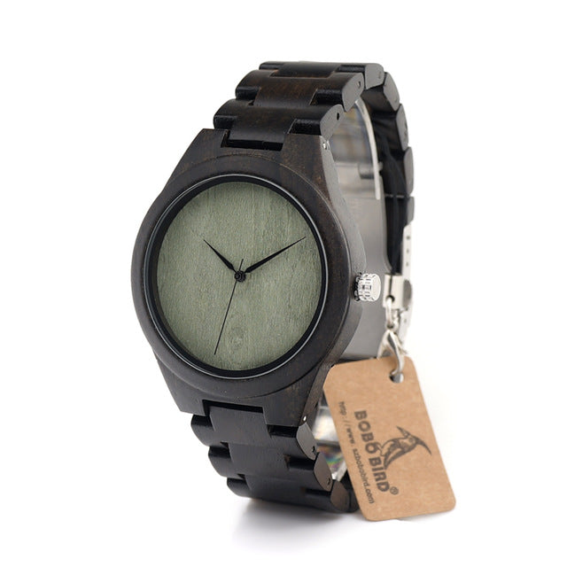 H03 Mens Top Brand Design Green Wood