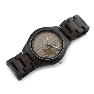 I26 Mens Unique Ebony Wooden Watches
