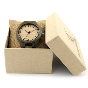 Men Green Sandal Wooden Watch Top Luxury
