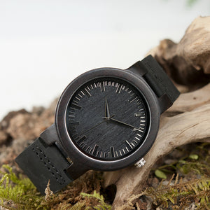 Men Watch Minimalist Original Wooden