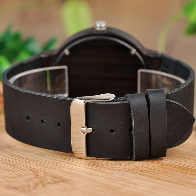 Men Watch Minimalist Original Wooden