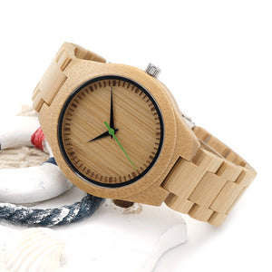 Men Wooden Bamboo Watches Luxury Men's