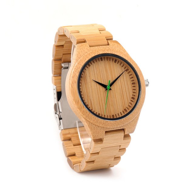 Men Wooden Bamboo Watches Luxury Men's