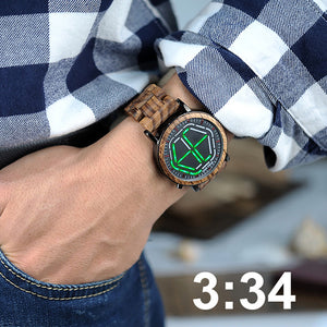 New Arrival Wooden WristWatch Led