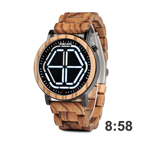New Arrival Wooden WristWatch Led