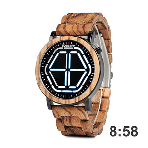 New Arrival Wooden WristWatch Led