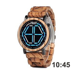 New Arrival Wooden WristWatch Led