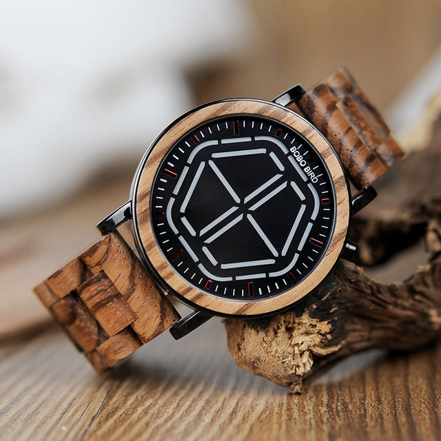 New Arrival Wooden WristWatch Led