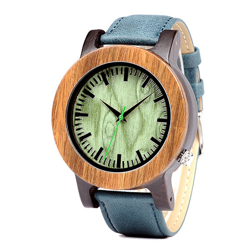 Two Tone Wooden Watches for Men Oversize