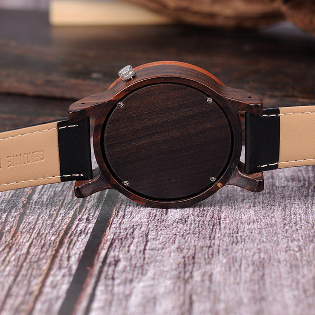 Two Tone Wooden Watches for Men Oversize