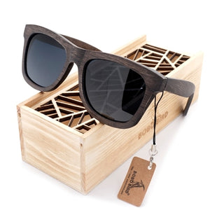 Bobobird Men's Retro Wooden Bamboo Sunglasses