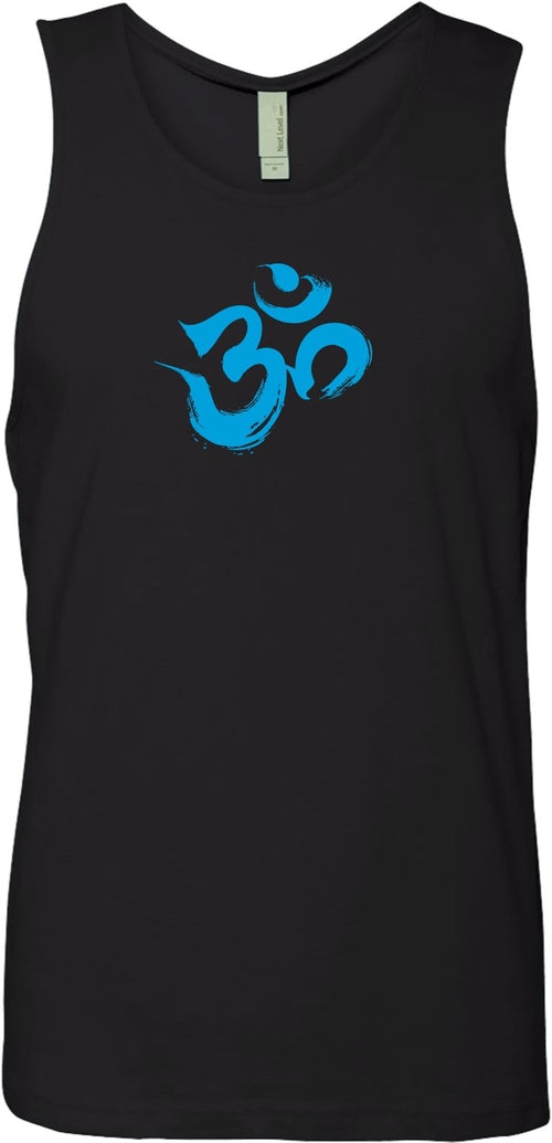 Aqua Brushstroke AUM Premium Yoga Tank Top