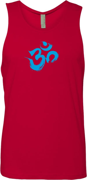 Aqua Brushstroke AUM Premium Yoga Tank Top