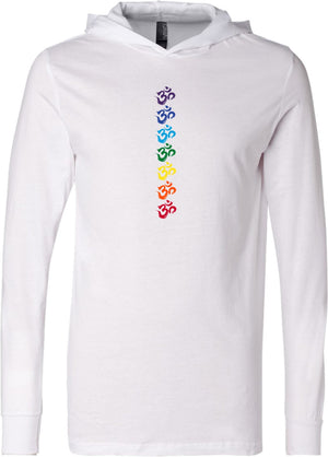 Chakra OMS Lightweight Yoga Hoodie Tee Shirt