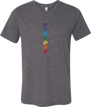 Chakra OMS Burnout Yoga Tee Shirt