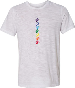 Chakra OMS Burnout Yoga Tee Shirt