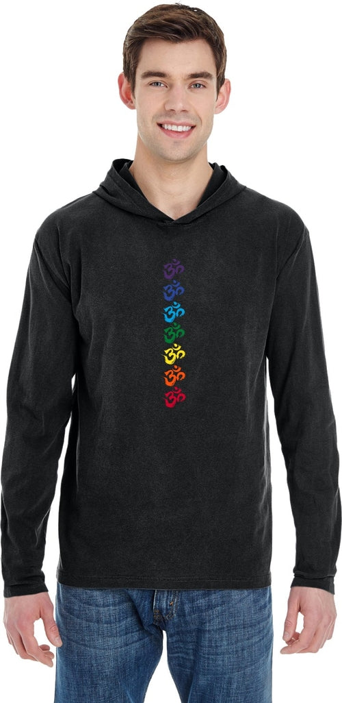 Chakra OMS Heavyweight Pigment Hoodie Yoga Tee