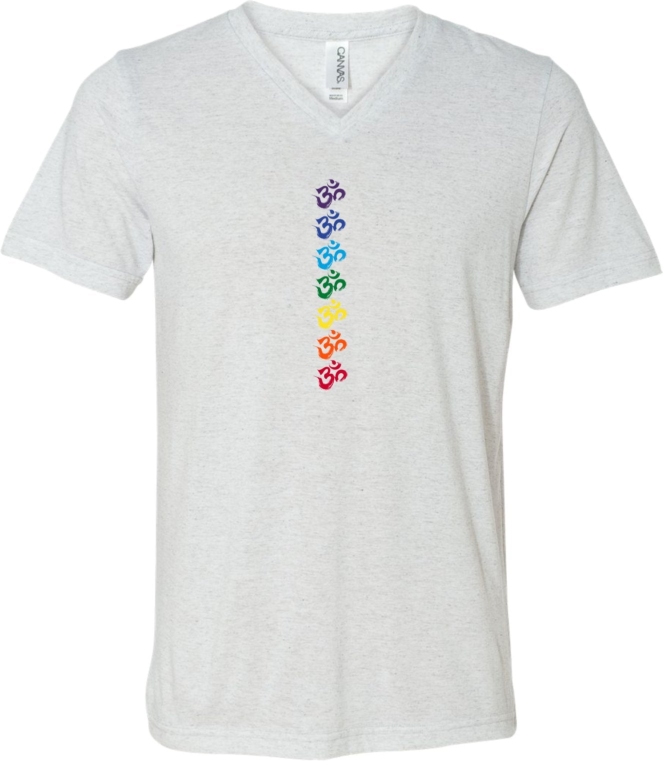 Chakra OMS Lightweight Triblend V-neck Yoga Tee