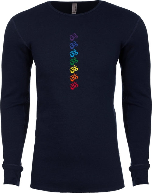 Chakra OMS Long Sleeve Thermal Yoga Tee Shirt